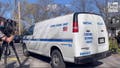 A Nashville metro Police Crime Scene Unit van arrives to the neighborhood of the suspected shooter of the Covenant School, Nashville, Tennessee on Monday, March 27, 2023.