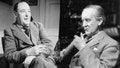 Portraits of authors C.S. Lewis and J.R.R. Tolkien