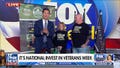 JDog booth highlighting their veteran owned business. 'Fox and Friends Weekend' highlights veteran-owned businesses during National Invest in Veterans Week.
