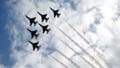 DAYTONA BEACH, FLORIDA - FEBRUARY 19: The U.S. Air Force Thunderbirds perform a flyover prior to the NASCAR Cup Series 65th Annual Daytona 500 at Daytona International Speedway on February 19, 2023 in Daytona Beach, Florida. (Photo by Jared C. Tilton/Getty Images)