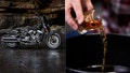 daily news top stories today This Indian motorcycle has Jack Daniel's whiskey in the paint.