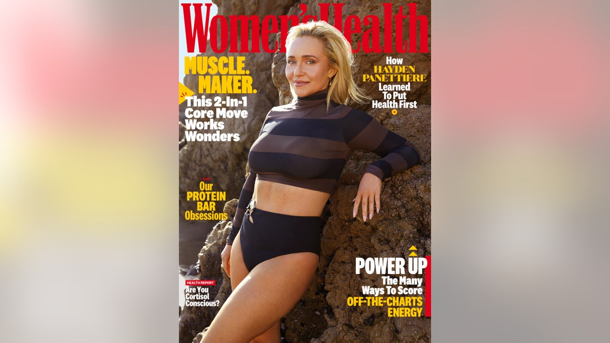 Hayden Paniettiere poses on the cover of Women's Health Magazine