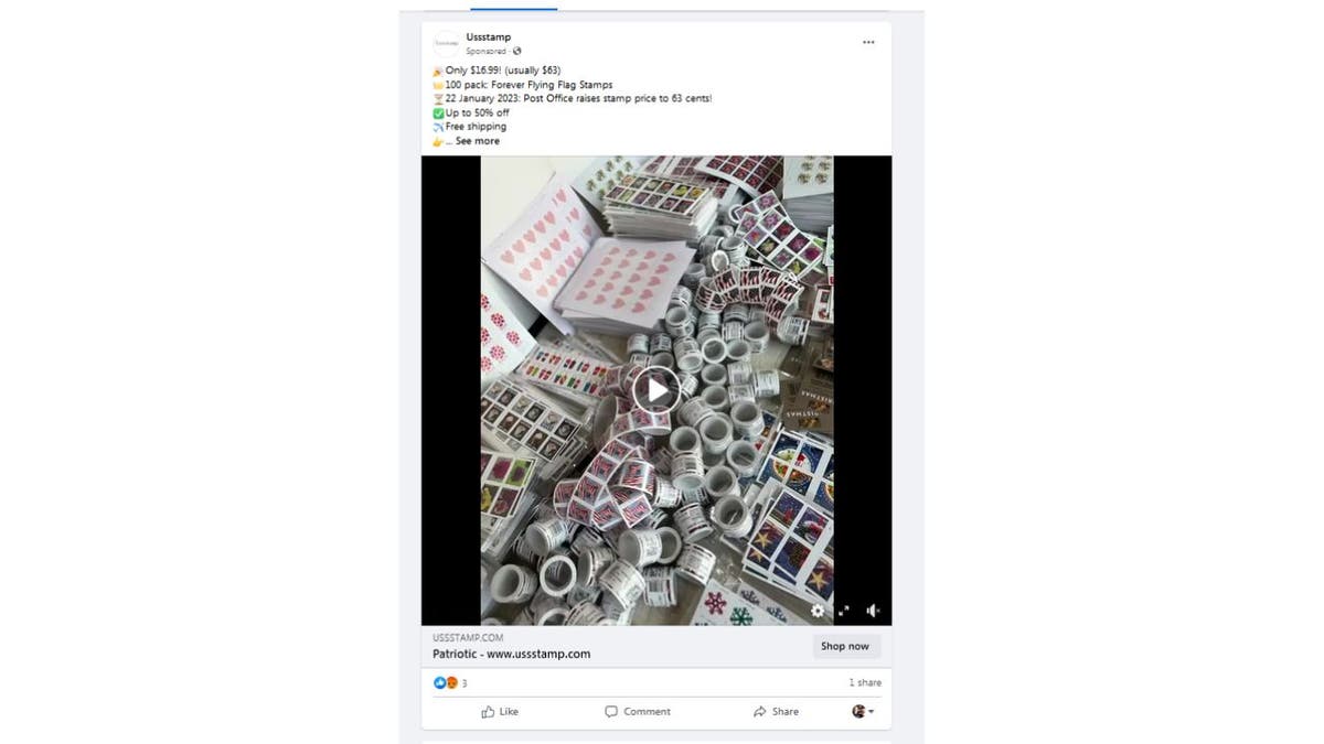 How scammers are selling counterfeit stamps on Facebook ads