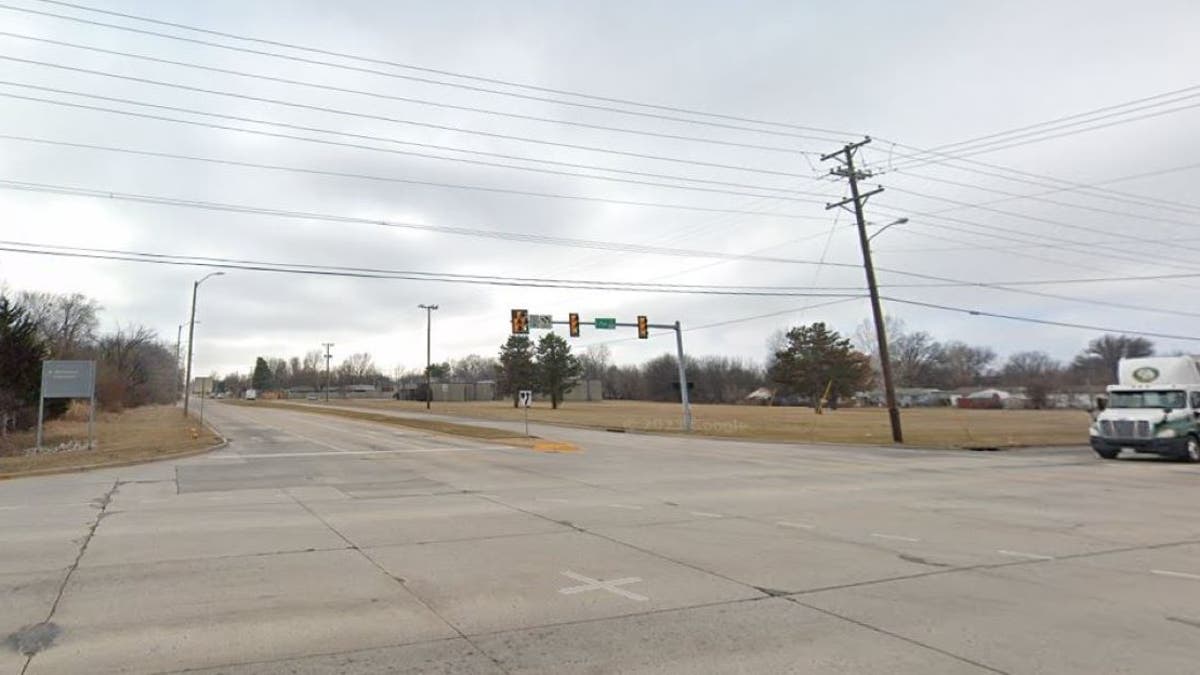Tulsa, Oklahoma intersection