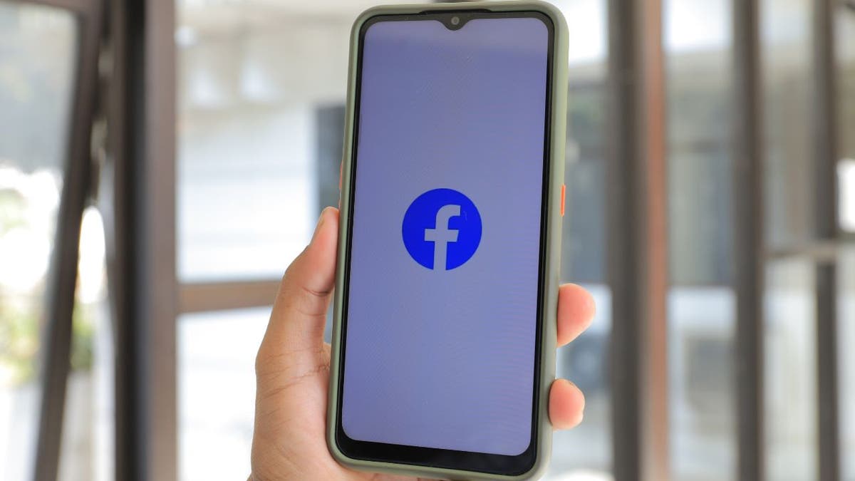 Facebook on a smartphone