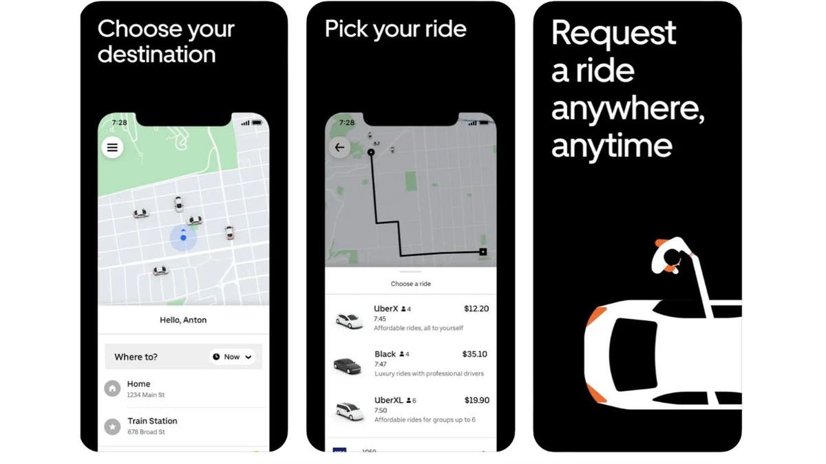 Uber ad screenshot