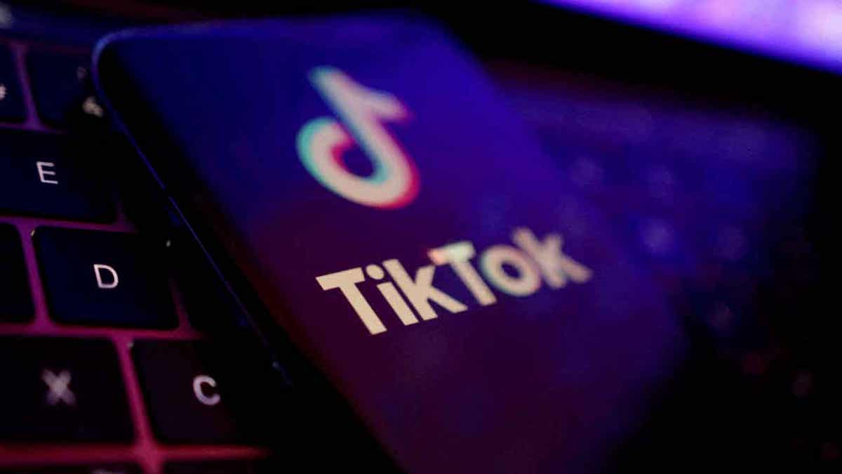 TikTok app logo is seen