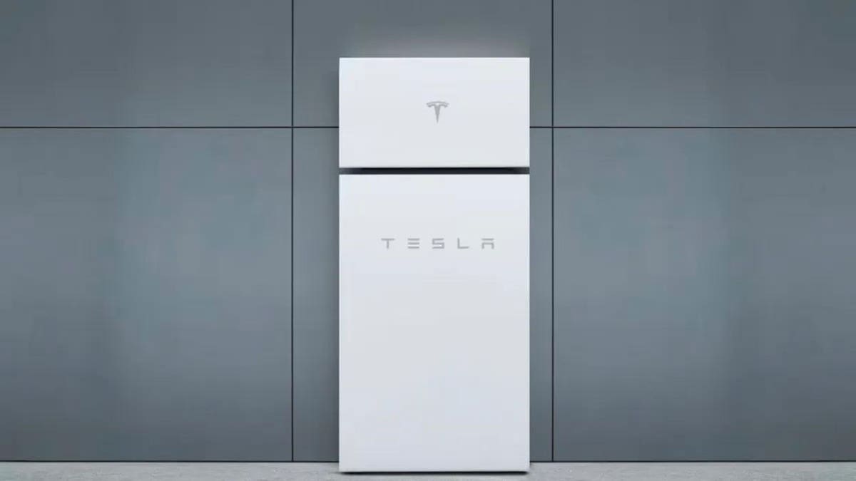 White Tesla Powerwall.