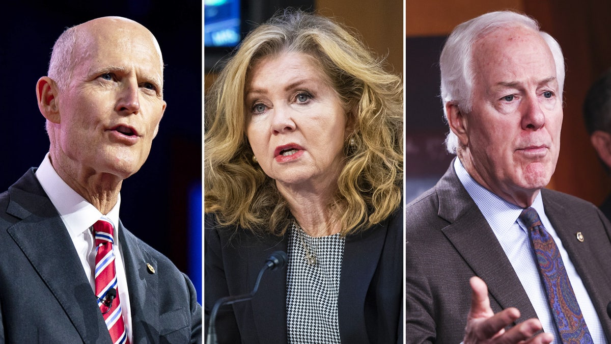 Rick Scott, Marsha Blackburn, John Cornyn