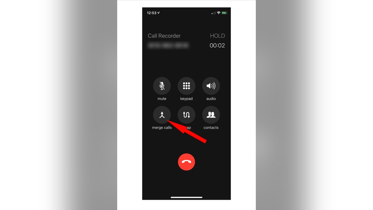 call recorder lite merge calls with arrow