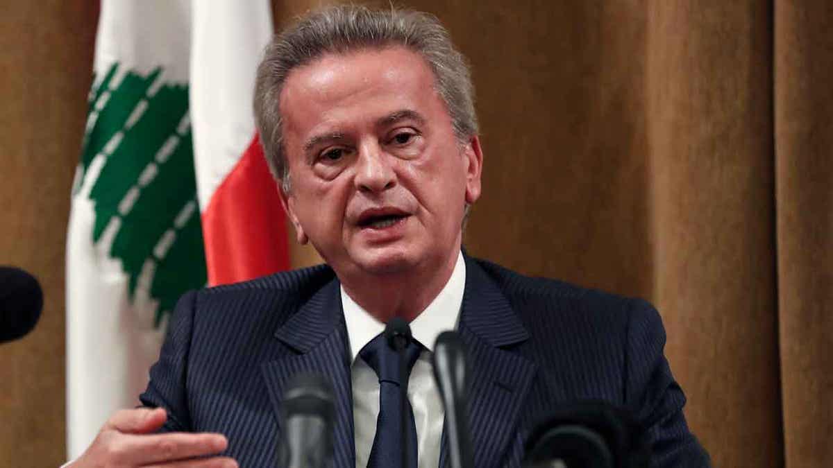  Riad Salameh, the governor Lebanon's Bank