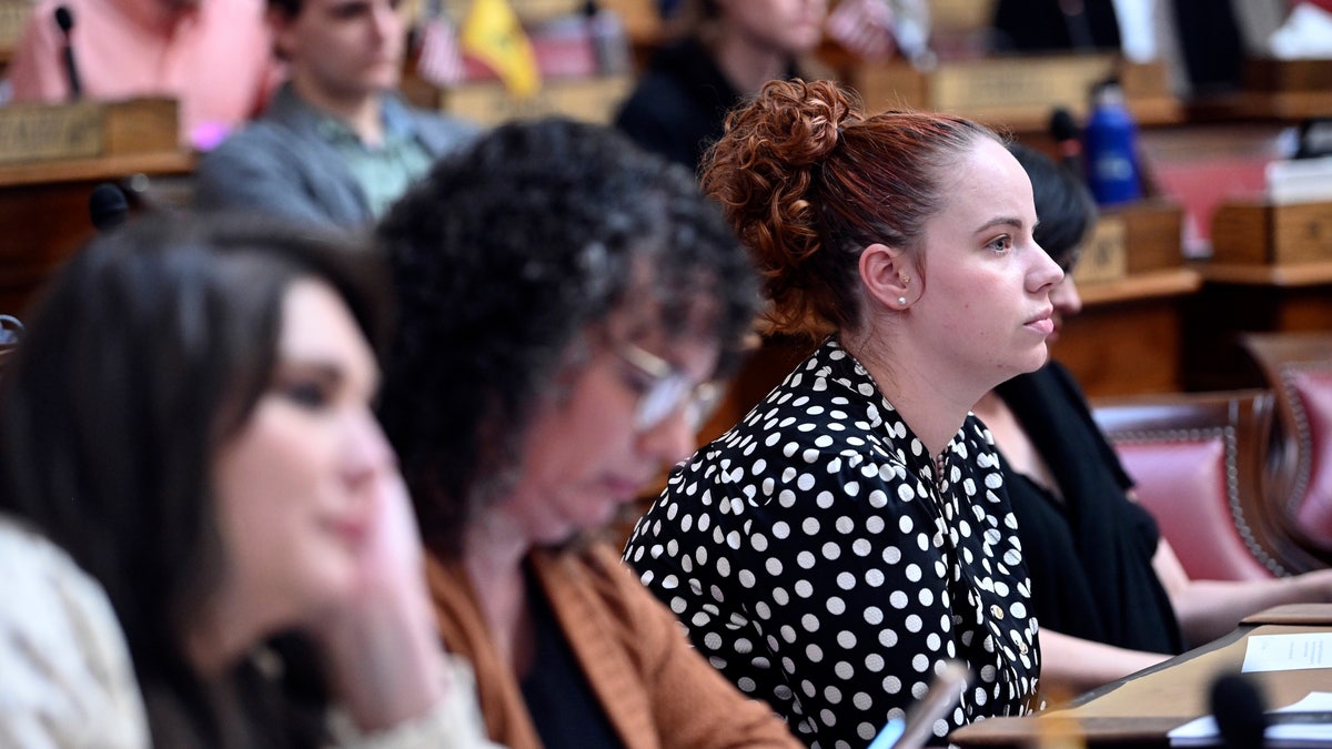 People speak in the West Virginia legislature