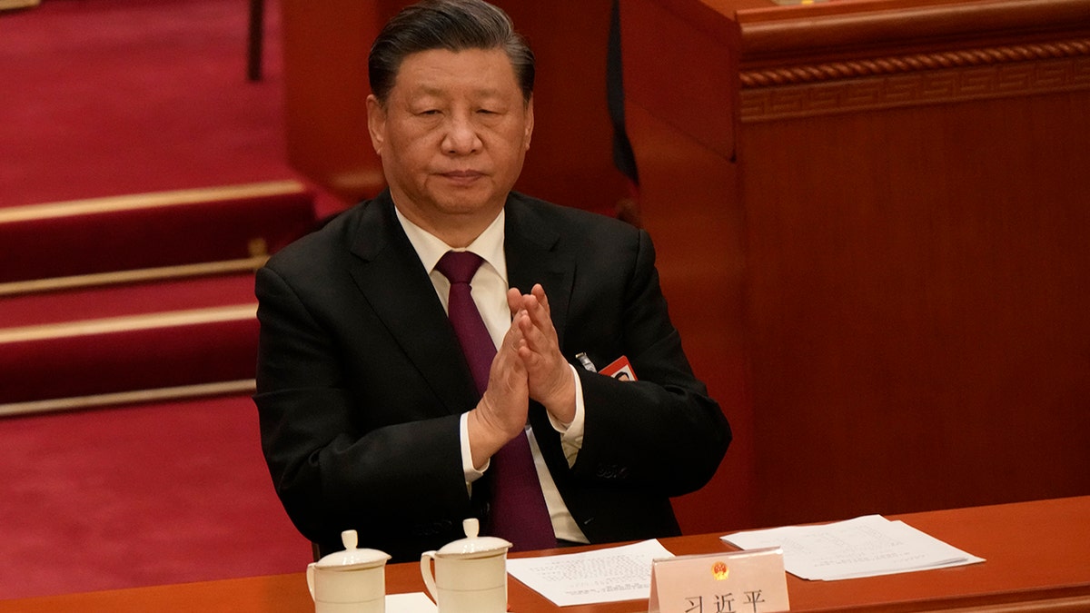 Xi Jinping applauding