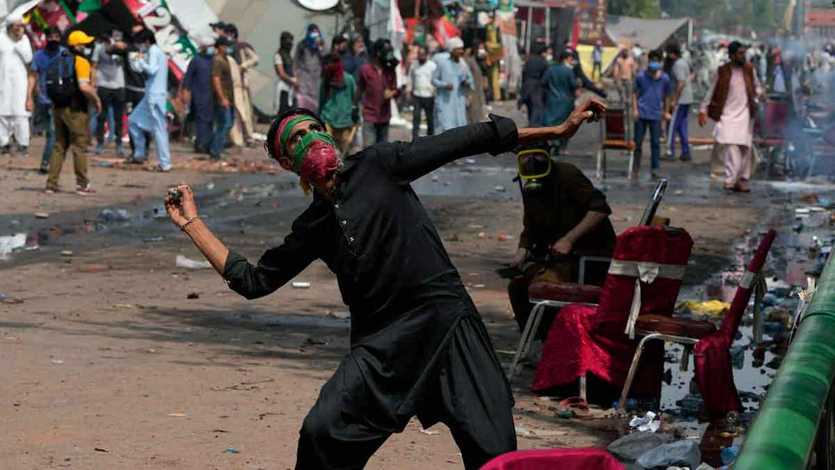 Khan supporter