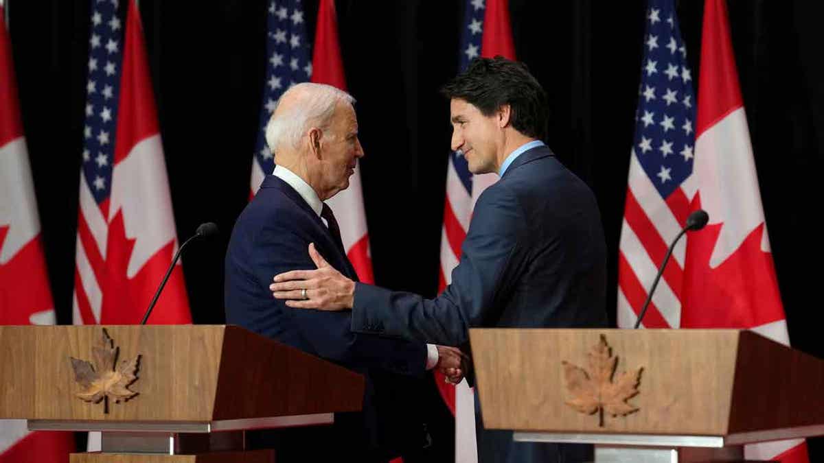 Biden meeting Trudeau