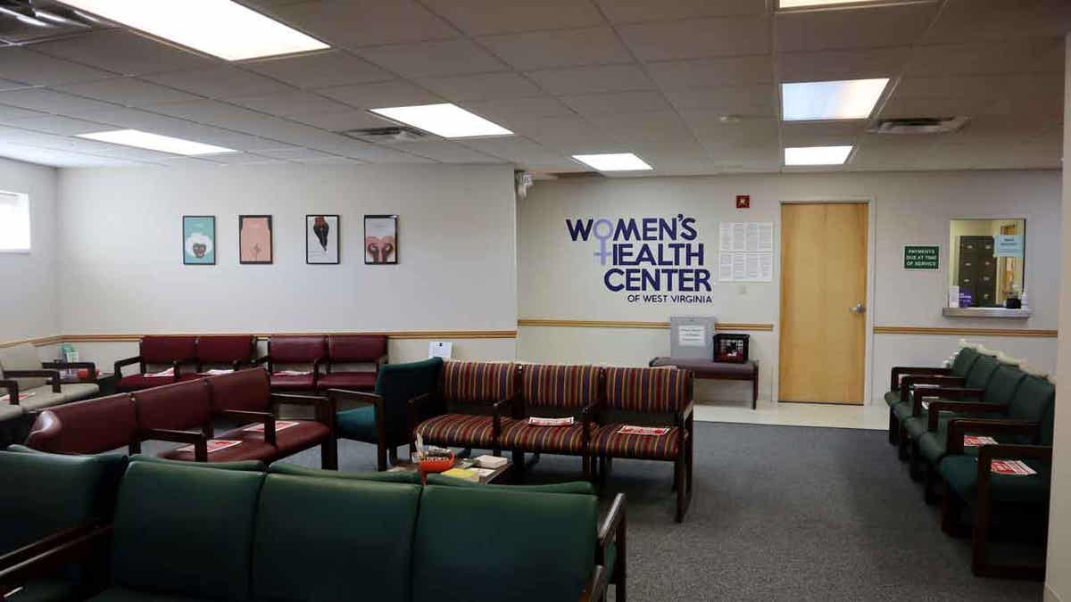 The waiting room of the Women's Health Center