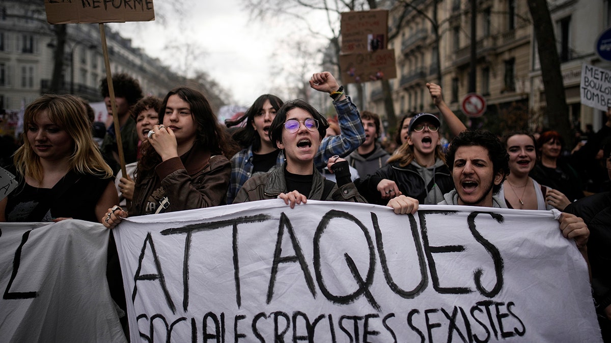 young protesters