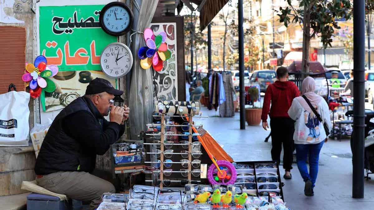 A Lebanese street vendor