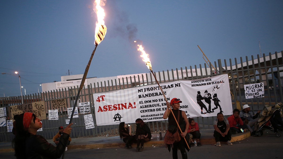 Mexico migrant death protest