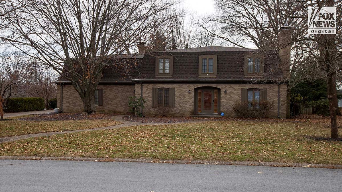 An exterior shot of Rebecca Bliefnick's two-story home.