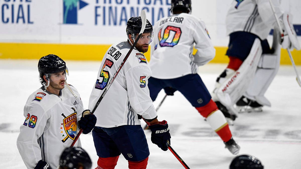 Eric, Marc Staal refuse to wear Florida Panthers' Pride Night warmup  jerseys