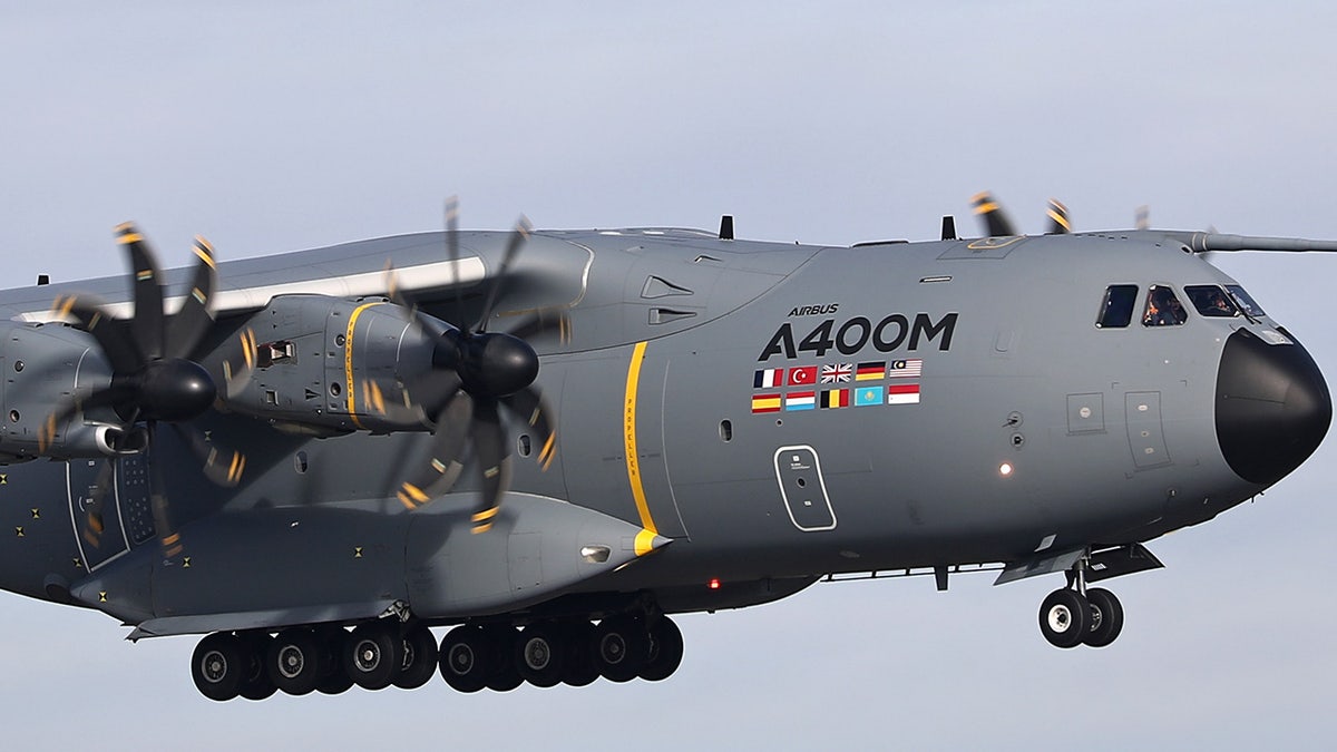 The Airbus 400 that Tom Cruise hung on to in his stunt