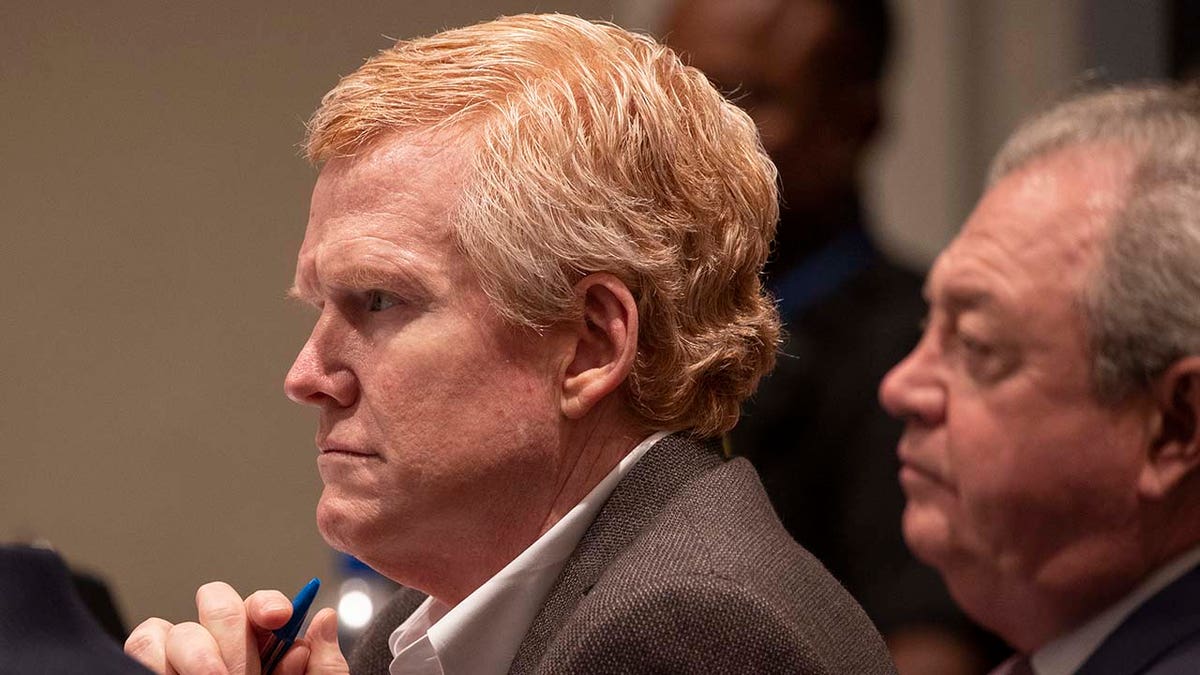 Alex Murdaugh listens to the jury charges during the murder trial