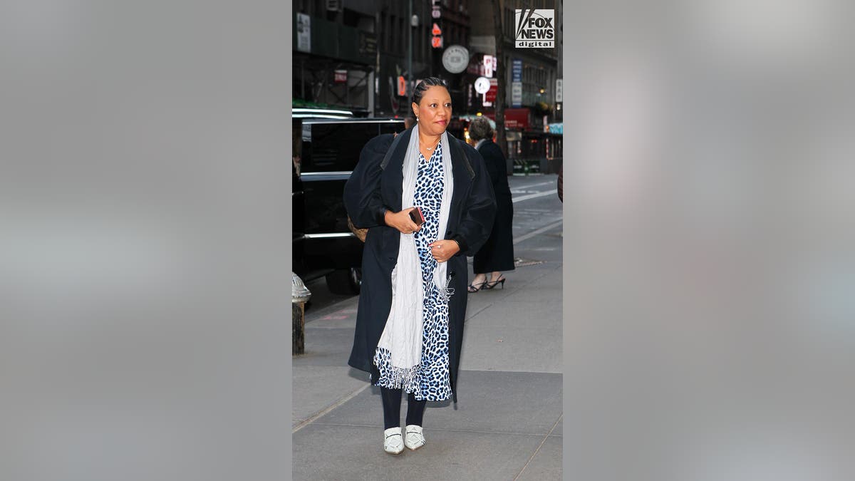 Amie Williams arrives to the Today Show studio in New York City, Monday, March 6, 2023. Williams was a juror on the double-murder trial of Alex Murdaugh.
