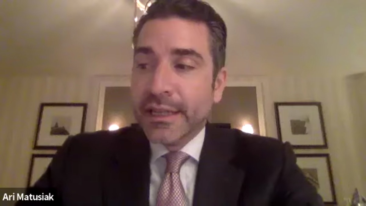 Rewiring America CEO and co-founder Ari Marusiak speaks during a virtual discussion with fellow co-founder Saul Griffith and climate activist Bill McKibben on Nov. 17, 2021