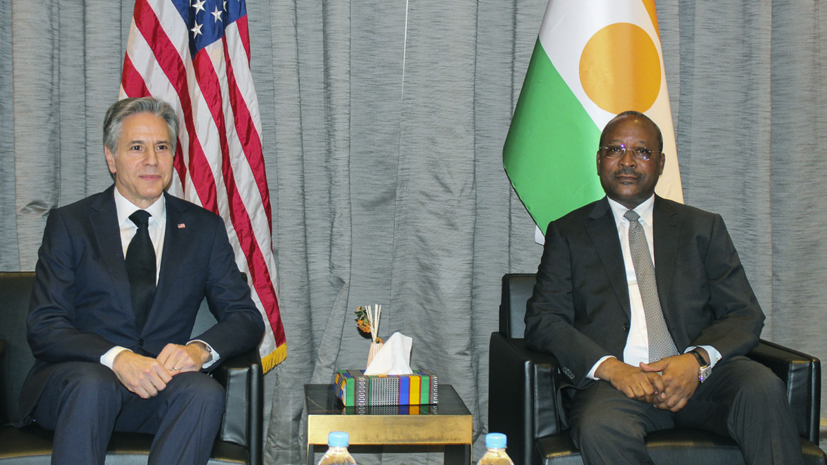 US Secretary of State Antony Blinken in Niger