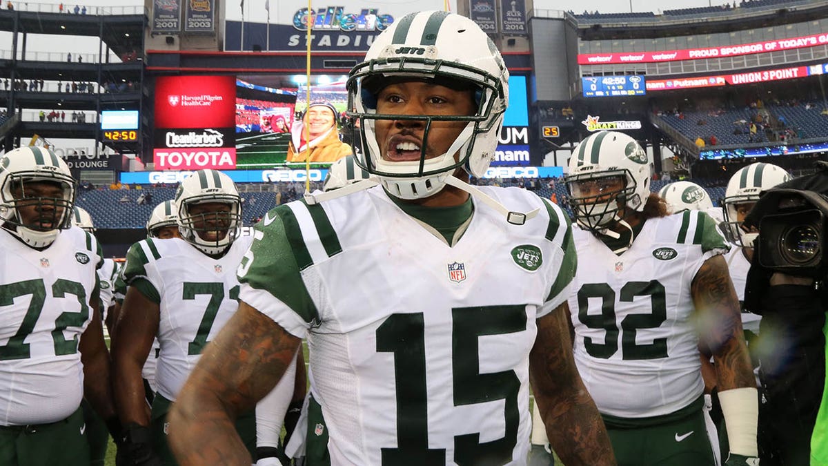 Brandon Marshall with the Jets