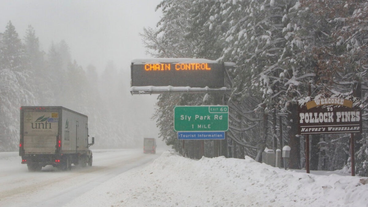 Eastbound Highway 50 in California