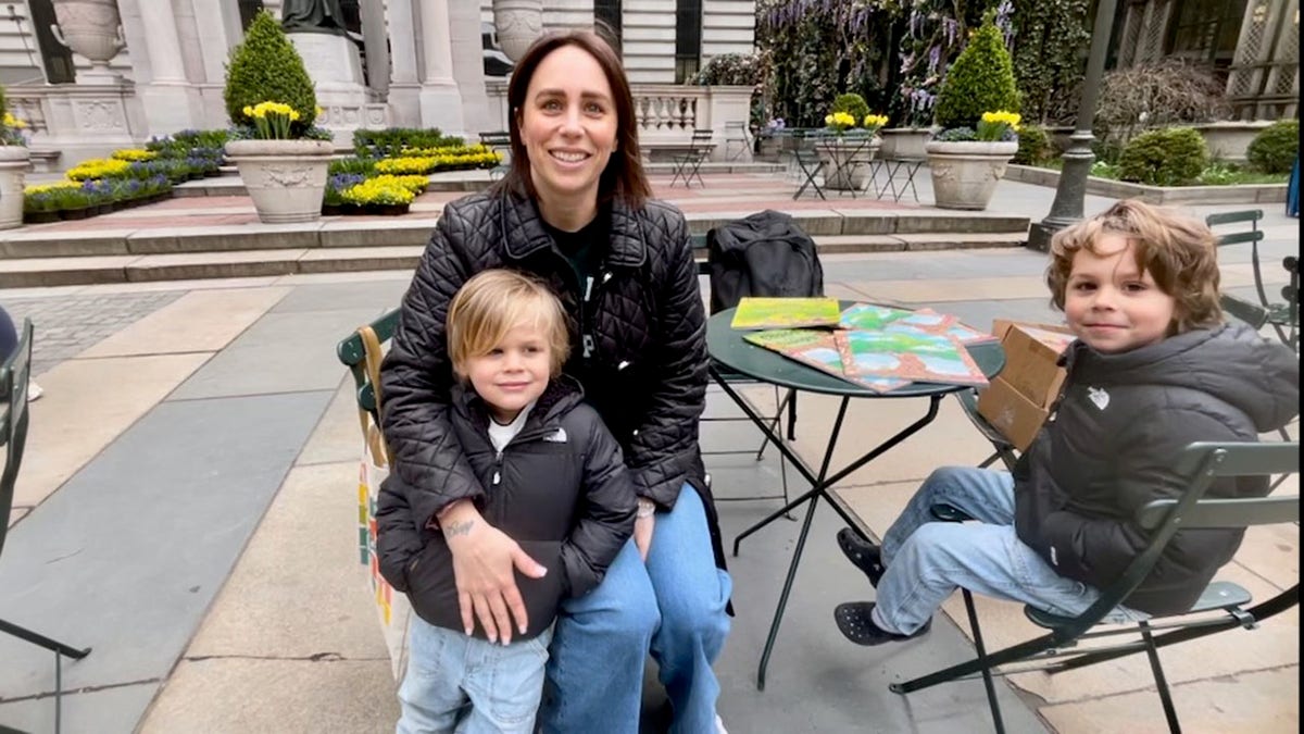 Mom at Bryant Park