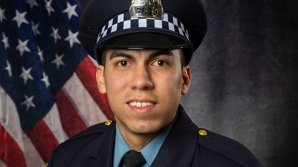 Chicago police officer Andres Vasquez-Lasso's department portrait