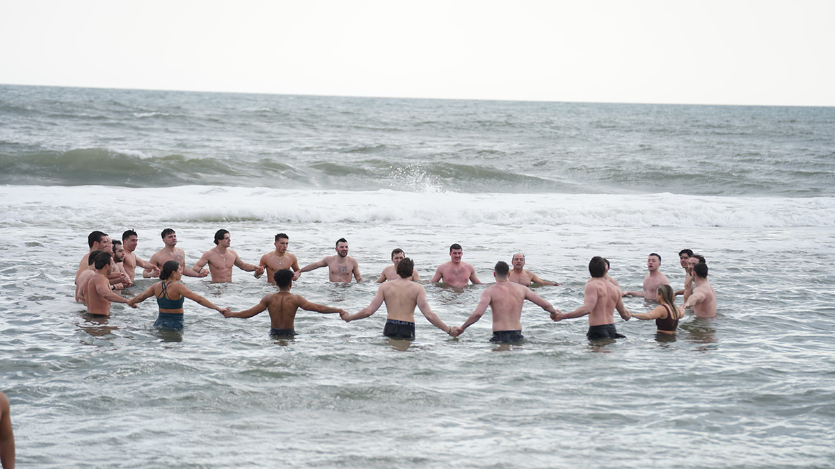 sunday swim cold water