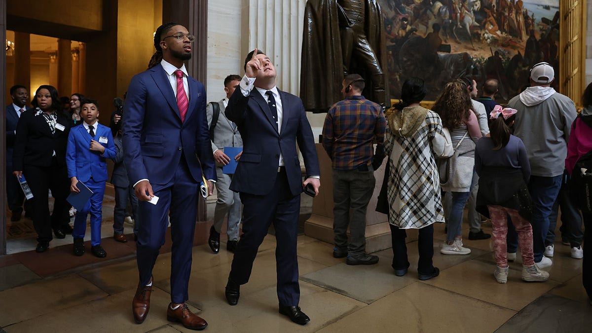 Damar Hamlin tours the U.S. Capitol