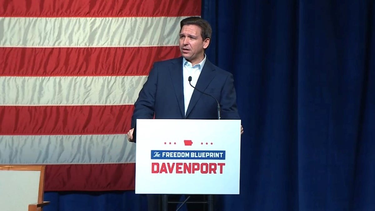 Ron DeSantis in Iowa