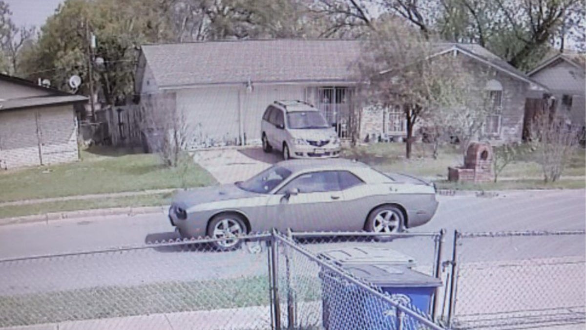 Gray Dodge Challenger