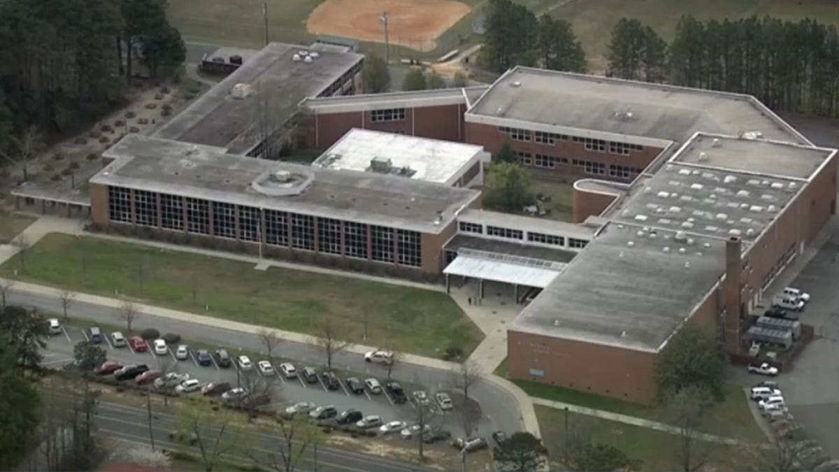 Top view of Durham Middle School.