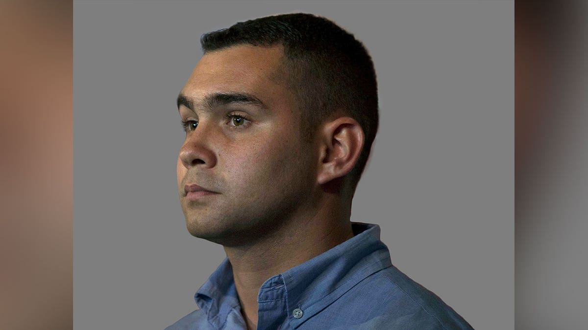 Elian Gonzalez headshot, young Cuban rafter who was at the center of a bitter custody battle in 2000 between relatives in Miami and his father in Cuba, graphic element on gray.