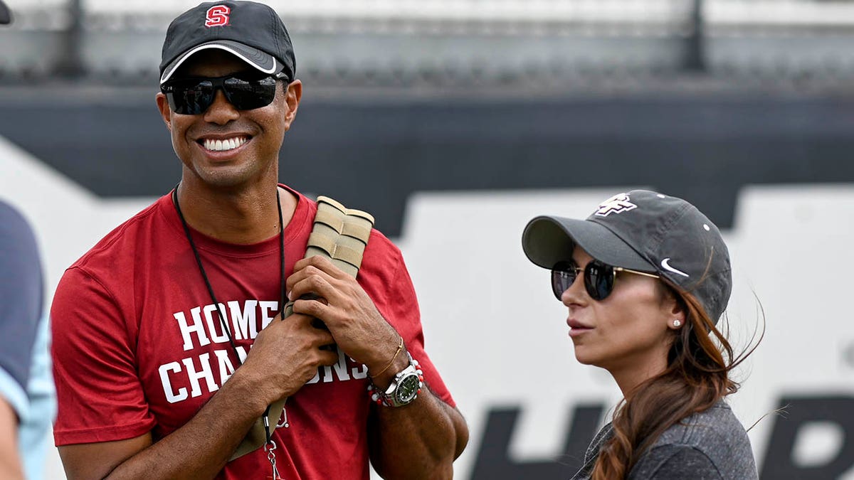 Erica Herman and Tiger Woods in 2019