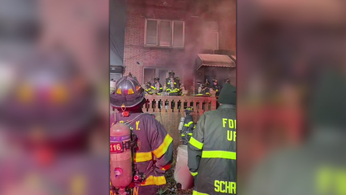 Firefighters responding to Queens fire