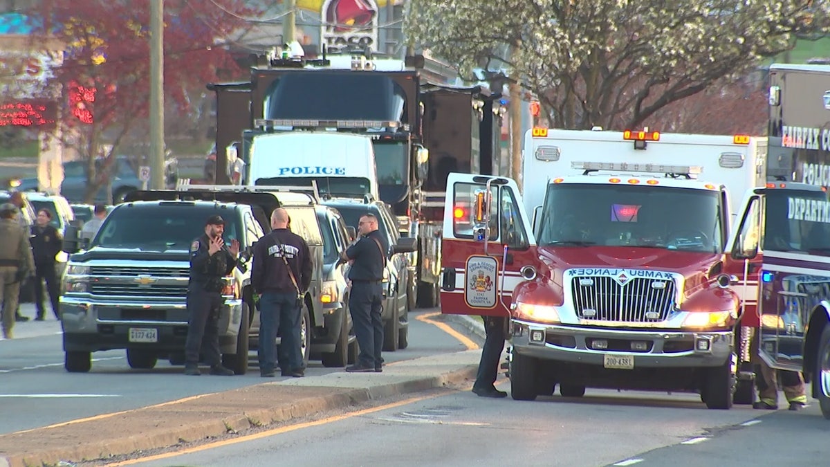 police, EMS vehicles at armed standoff in Virginia