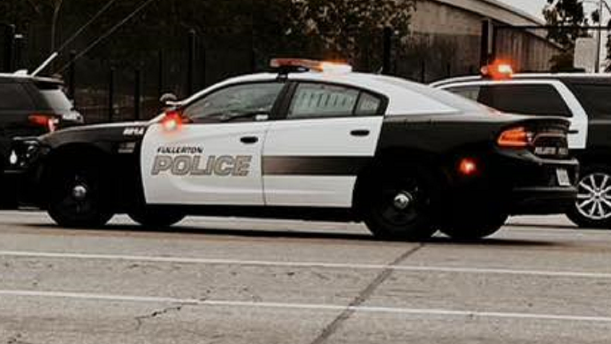 Fullerton Police Department vehicle