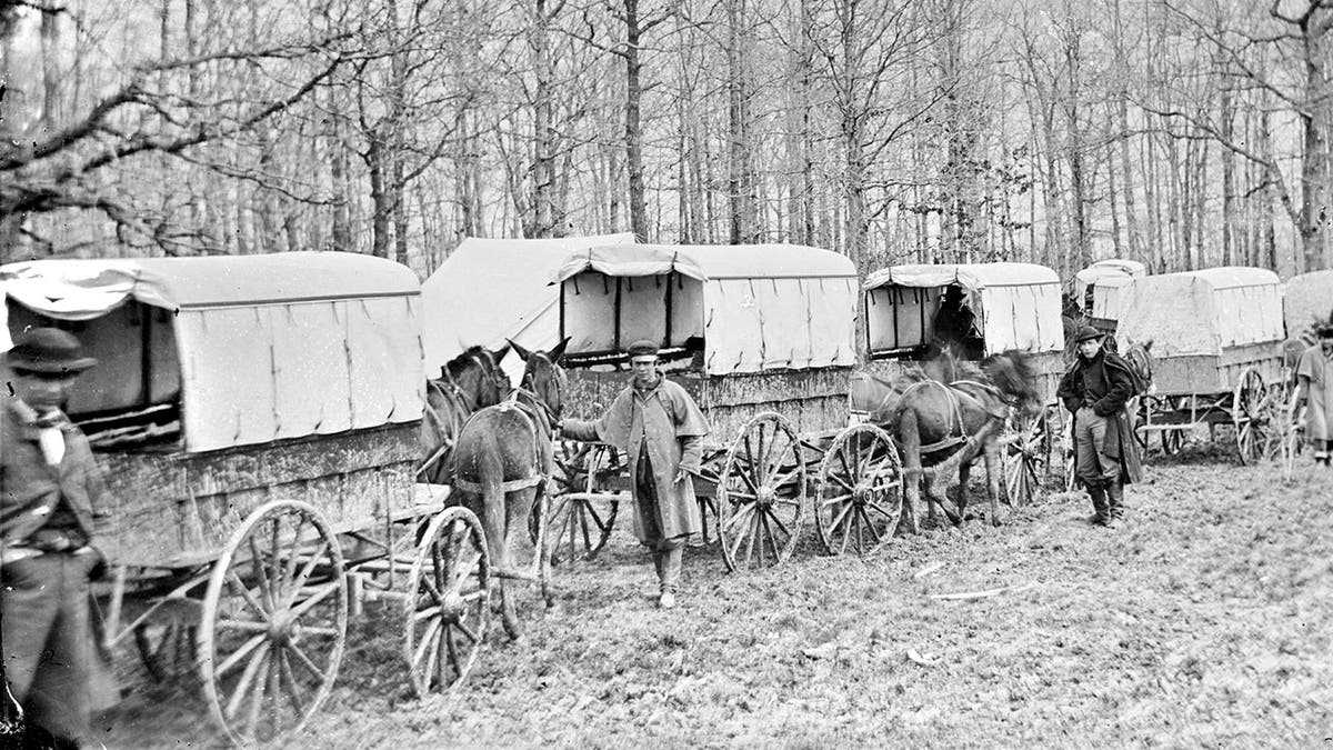 Civil War ambulance train