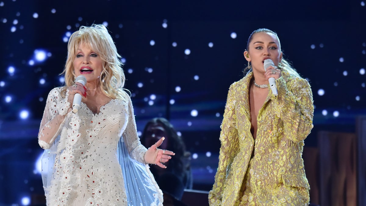 Dolly Parton and Miley Cyrus