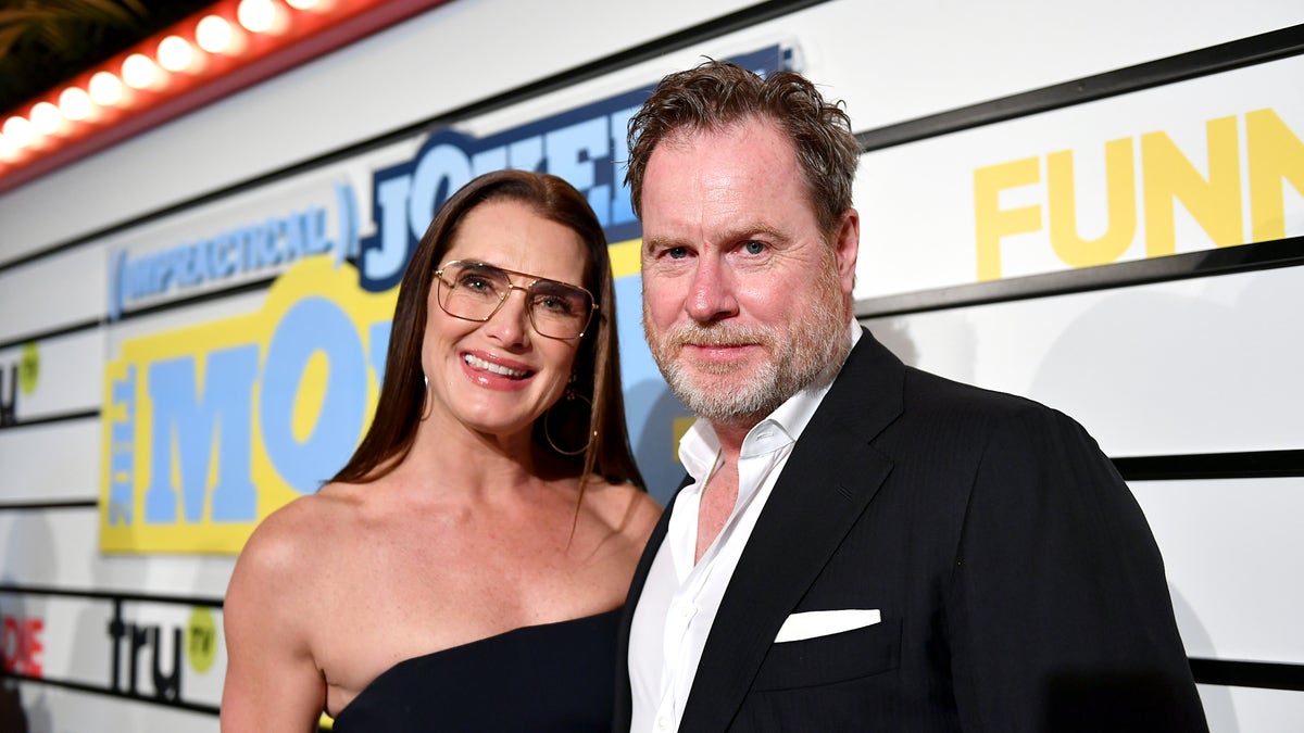 Brooke Shields and Chris Henchy 2020