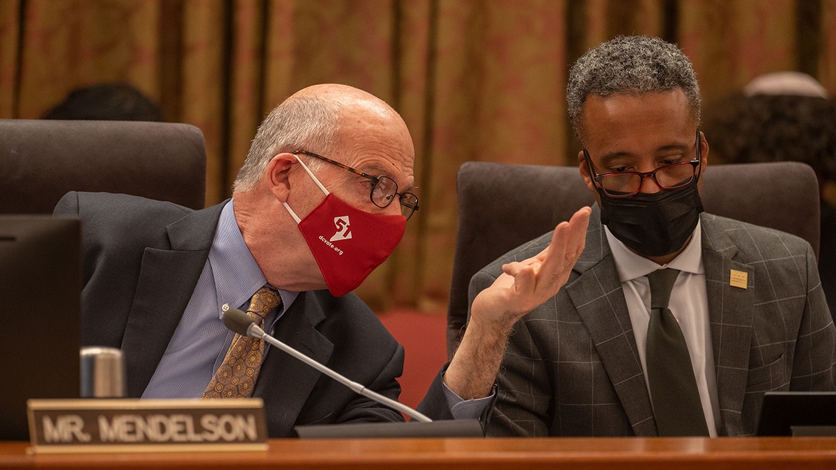 dc council chairman speaks in chamber