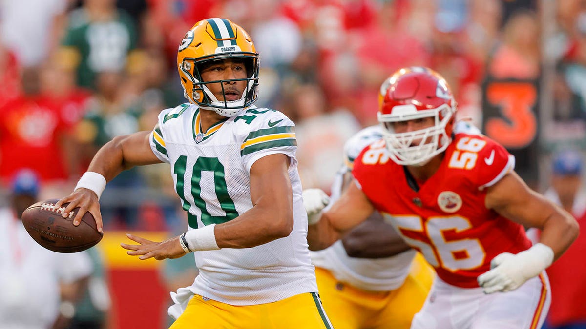 Chiefs' Andy Reid blanks on Packers quarterback: 'I'm trying to