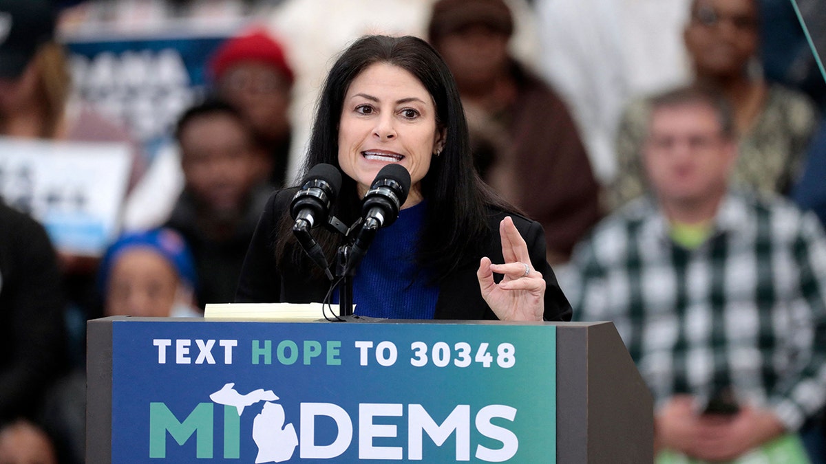 Dana Nessel campaigns during midterms 